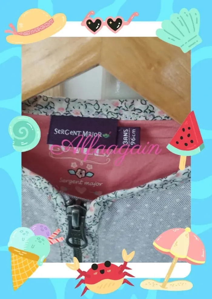 Veste et bandeau sergent major lovely unicorn neuve - photo numéro 4