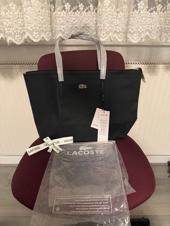Sac Lacoste Noir Neuf