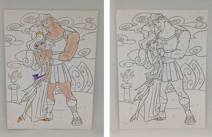 Lot Fan Disney Hercules livre coloriage jeu action PC Peinture activité cartes - photo numéro 5