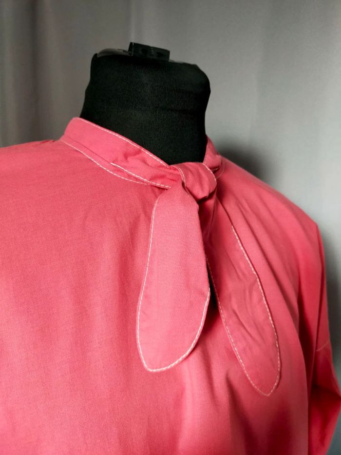 Blouse rose col lavallière – Karl Marc John (XS/S) - photo numéro 2