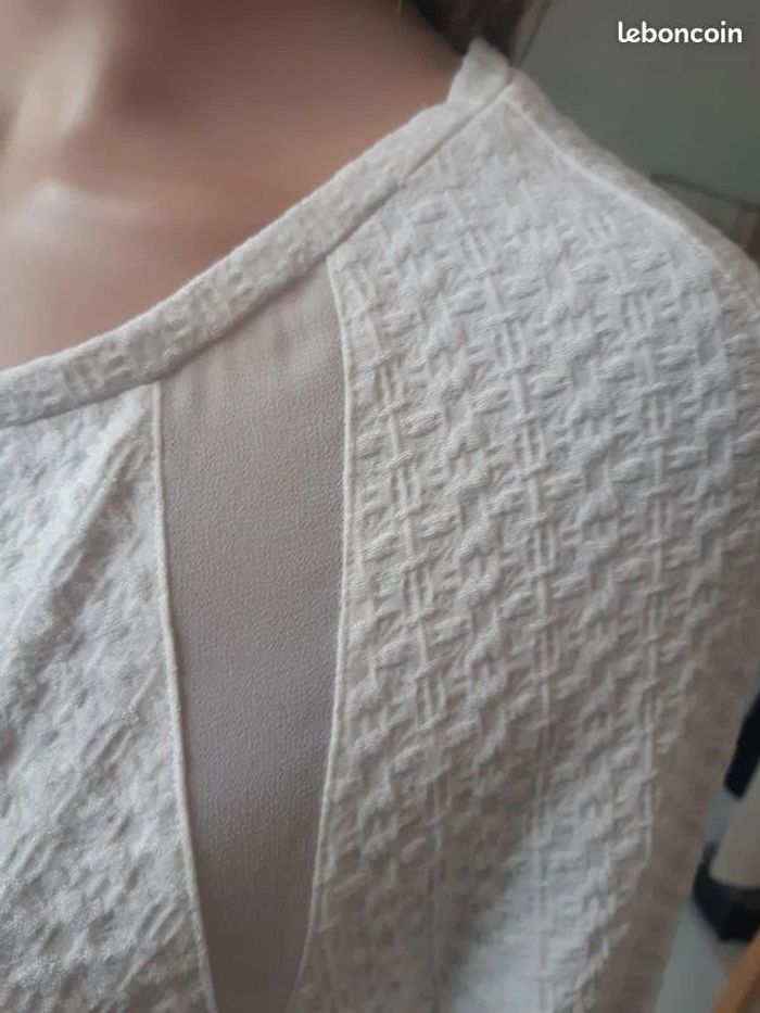 I Code robe blanche T.38 en tbe - photo numéro 7