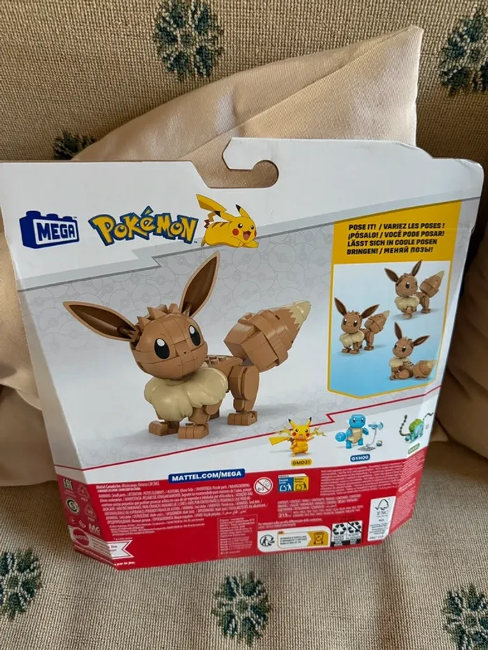 NEUF Coffret Lego Mega Construx Pokémon Evoli à assembler briques construction - photo numéro 2