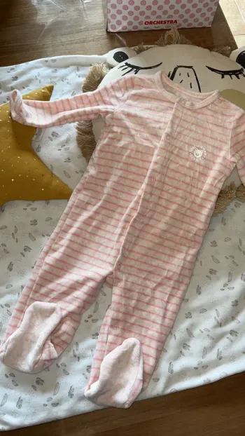 Pyjama 12 mois rose