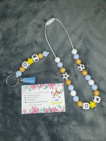 Porte Clés + Deco Football