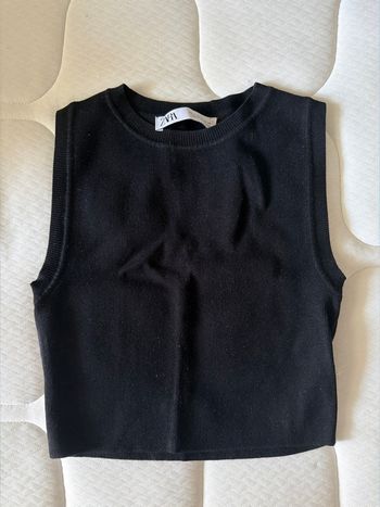 Top court noir Zara 