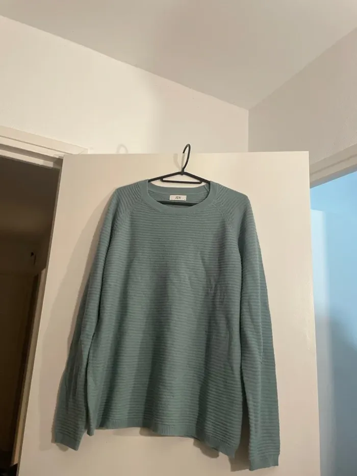 Pull vert/bleu JDY - photo numéro 2