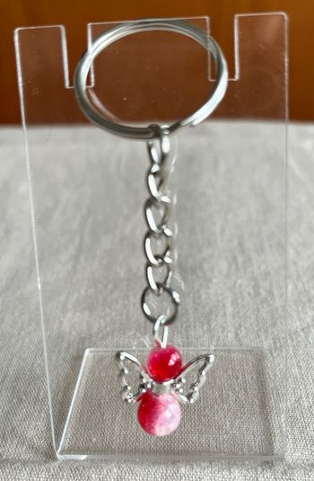 Porte clé ange  rouge