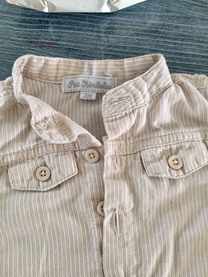 Chemise garçon 3 mois - photo numéro 2