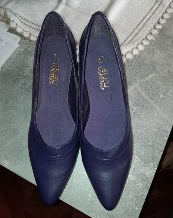 Chaussure femme bleu bonheur 