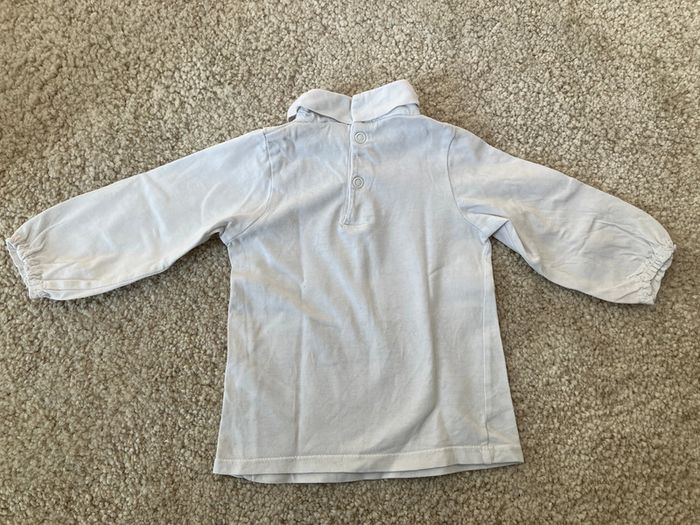 Tee shirt col roulé à manches longues « wild in pink » fille - 9 mois - tex - photo numéro 4