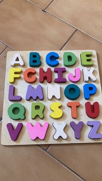 Alphabet en bois