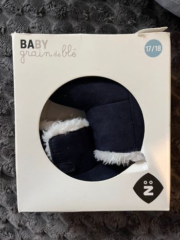 Chausson botte fille 