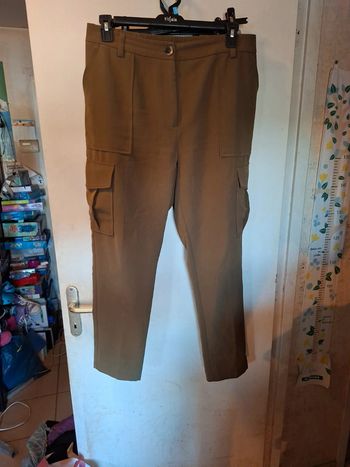 Pantalon cargo élastique 46