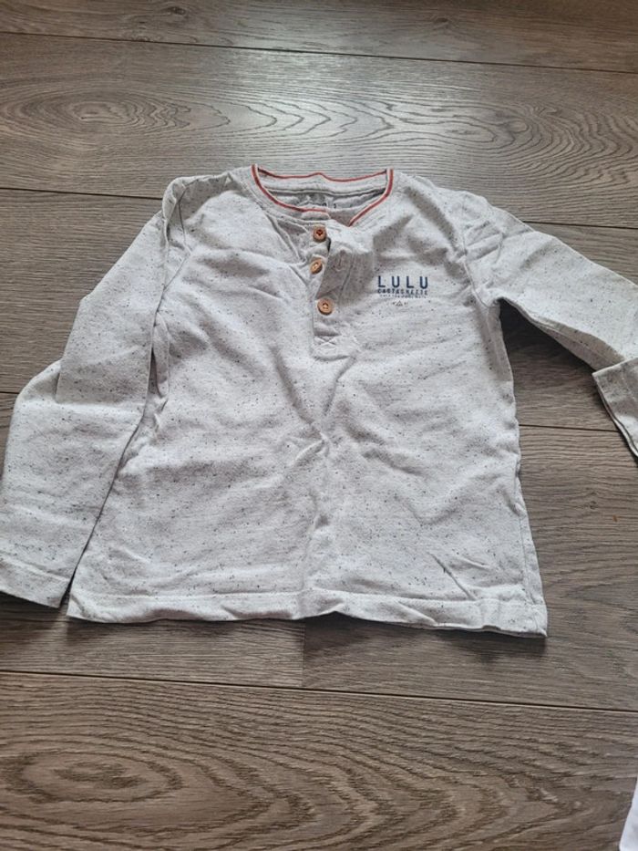Tee shirt manche longue lulu castagnette 5ans - photo numéro 4