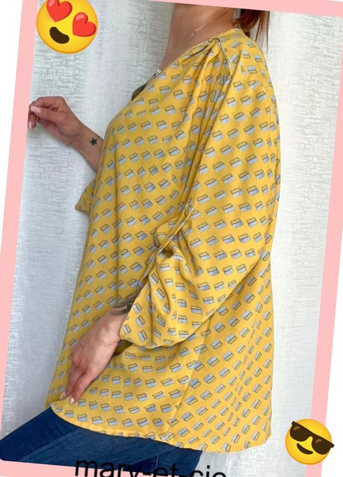 Blouse manches 3/4 taille 4 - Christy - photo numéro 5