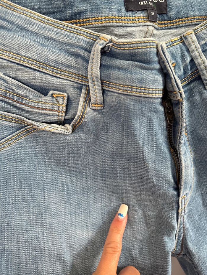 Jean skinny bleu bonobo taille 34 - photo numéro 8