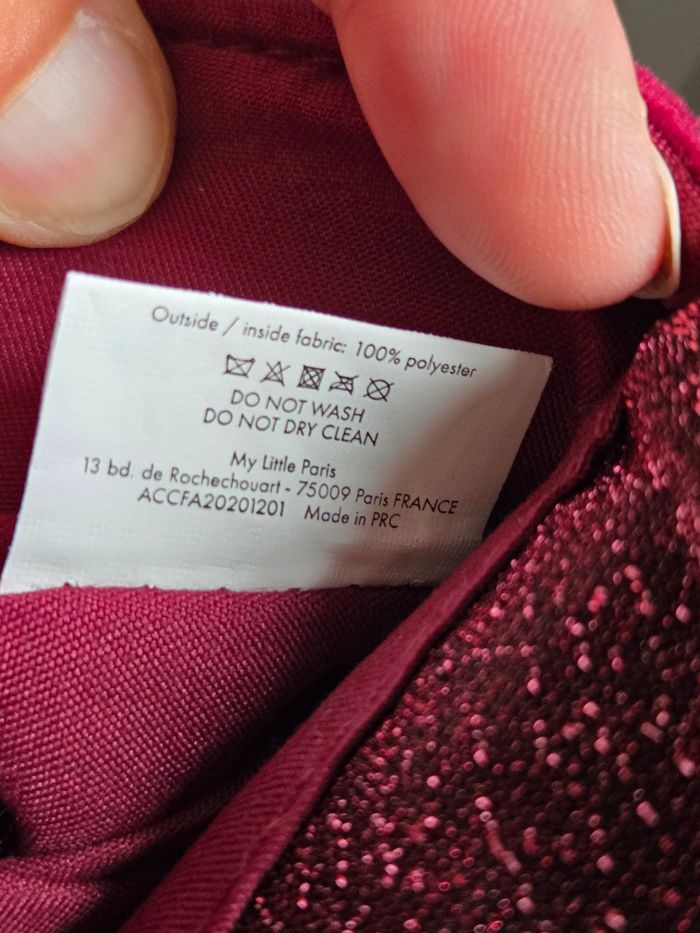 💜 Pochette en velours/suédine pour soirée - My Little Box x MAC - photo numéro 7