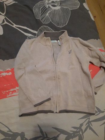 Gilet zippé 3 ans