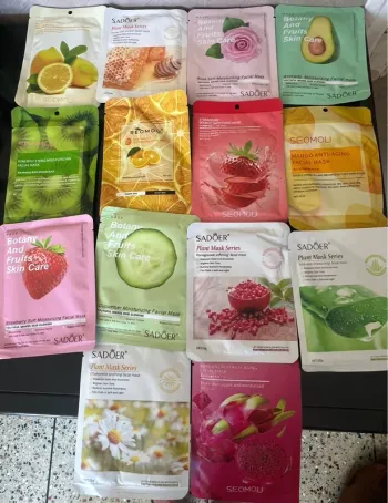 Lot de 14 masques de beauté coréens Seomou & Sadoer – Neufs