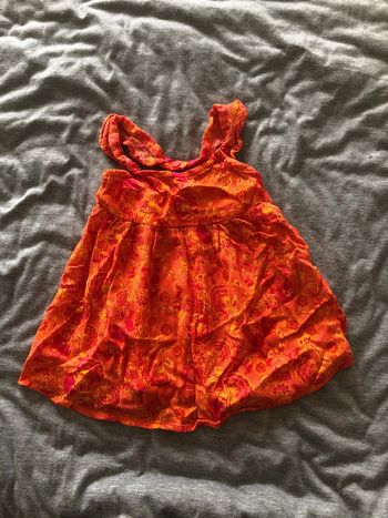 Robe bretelles fines 3 mois