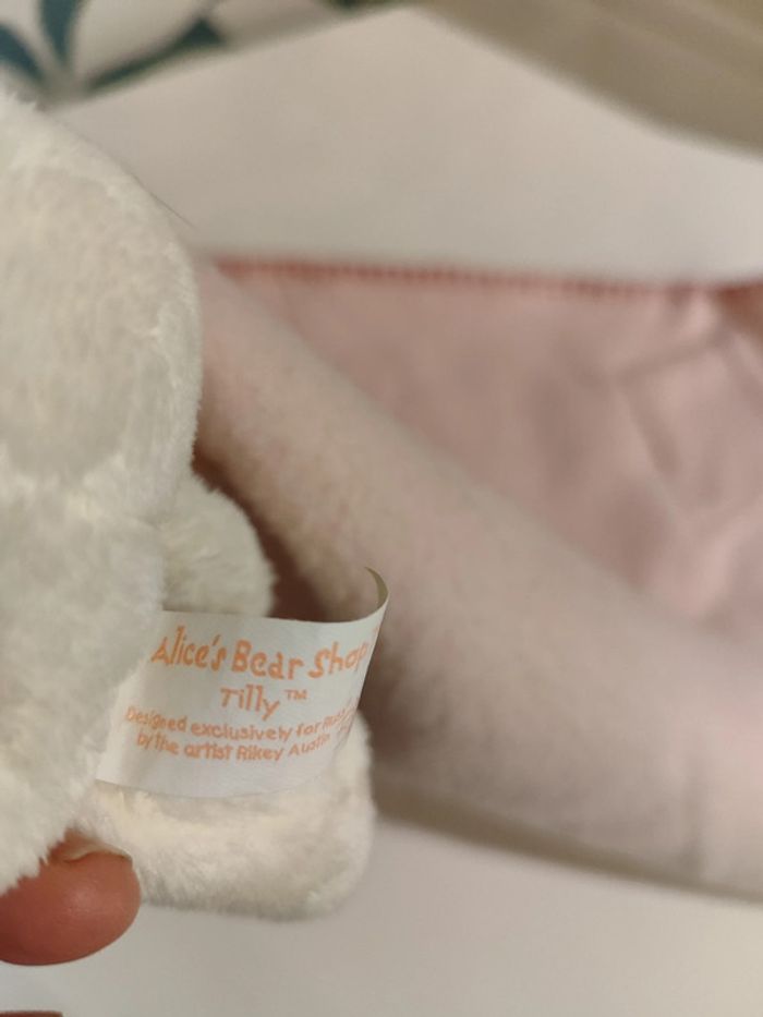 Doudou plat ourson ours nounours alice's Bear shop - photo numéro 5