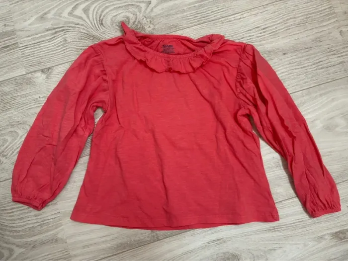 T-shirt manche longue corail
