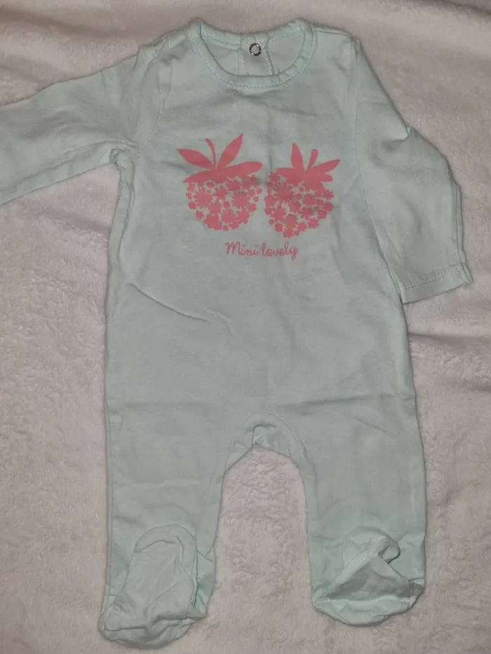 Pyjama en coton taille 1 mois 56 cm