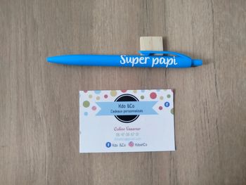 Stylo bille super papi encre bleue