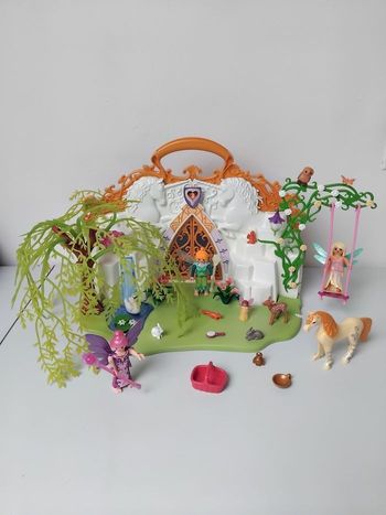 PLAYMOBIL Fées Jardin Transportable Licorne 🧚♀️