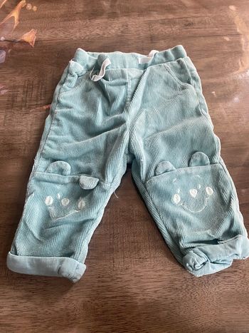Pantalon velour 6 mois