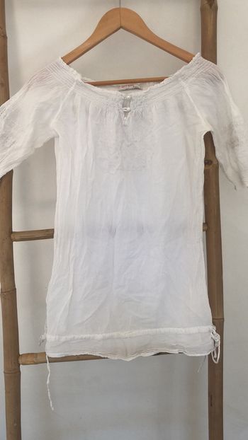 Haut blanc coton taille M / chemise blanche