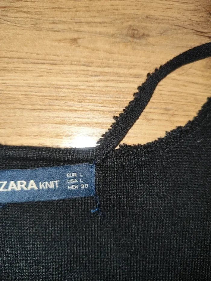 Robe noire Zara - Taille L - photo numéro 3