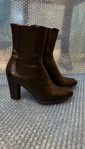 "accessoires Diffusion" bottines en cuir noire