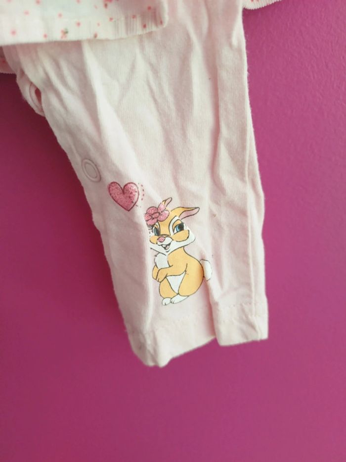 Combinaison avec robe Miss Bunny Disney taille 3 mois b7 - photo numéro 4
