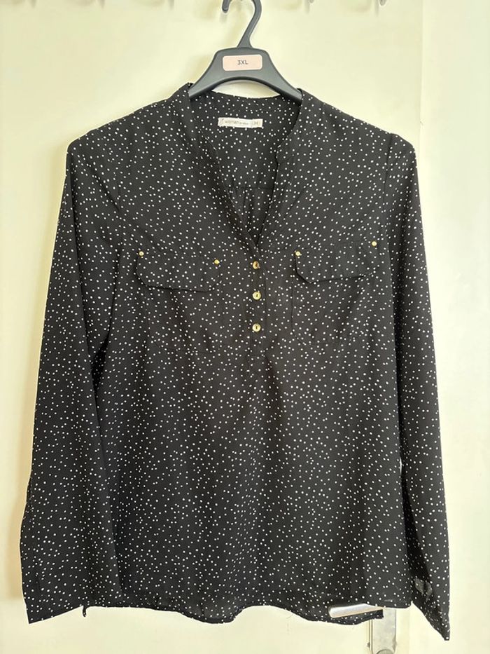 Blouse à pois