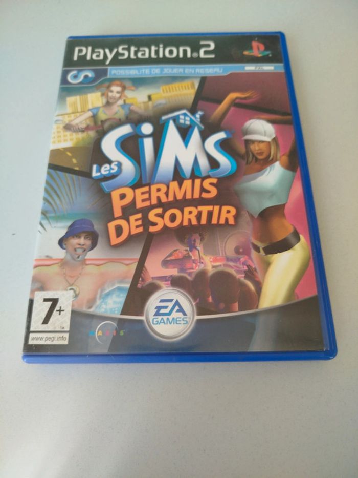 Jeux les sims permis de sortir PS2