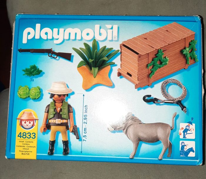 Playmobil 4833 chasseur avec piège phacochère - photo numéro 3
