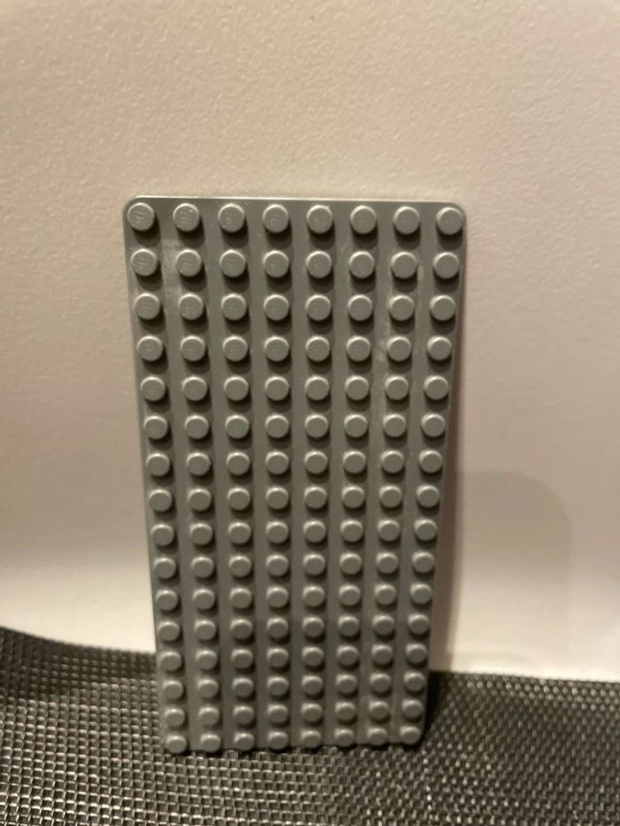 Lego plaque base gris 8x16 fine lego officiel pièces détachées - photo numéro 2