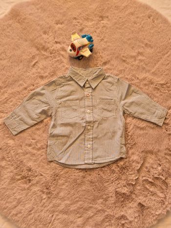 Chemise  rayé  kiabi 6 mois