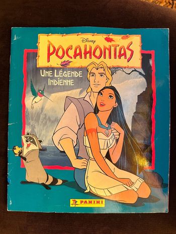 Album images Panini complet Walt Disney Pocahontas légende indienne stickers