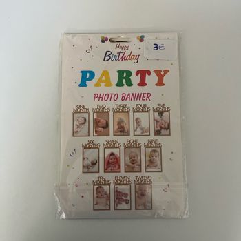 Banderole photos anniversaire 1 an