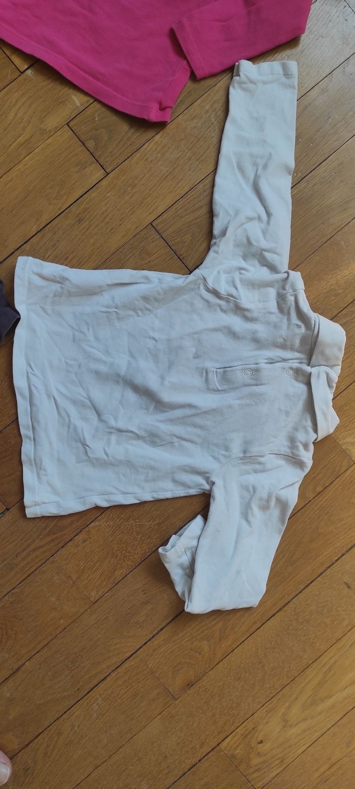 Lot de 3 tee shirt col roulé obaibi 24 mois 86cm - photo numéro 7