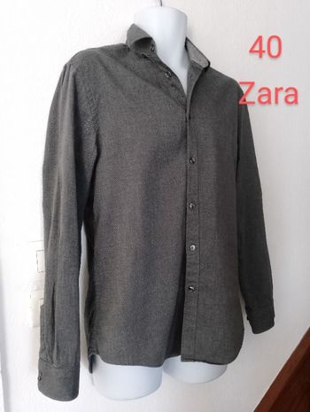 Chemise manches longues ZARA homme.40/L