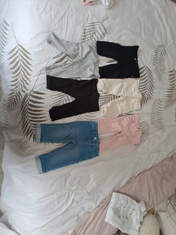 Lot pantalons bébé fille