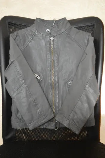 Blouson cuir IKKS garcon 4 ans