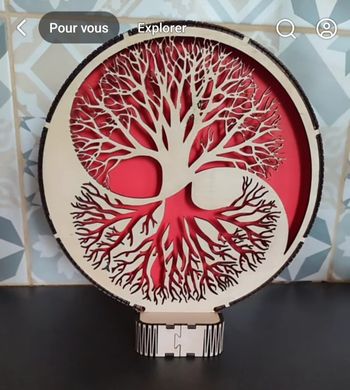 Lampe arbre de vie