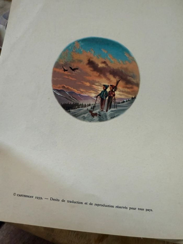 1959 Livre ancien bd album Martine à la montagne Casterman Collection Farandole Delahaye Marlier - photo numéro 4