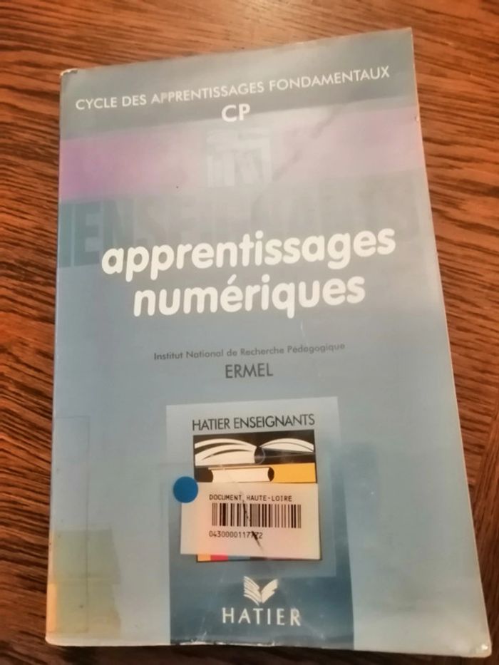 Apprentissages numériques CP