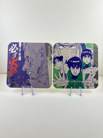 Lot 2 Dessous de verre Naruto - Obito & Team 9