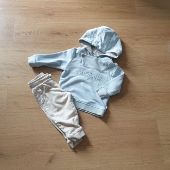 💚 Ensemble sweat à capuche bas de jogging 9/12 mois Obaïbi #emyfleury_12moisgarçon